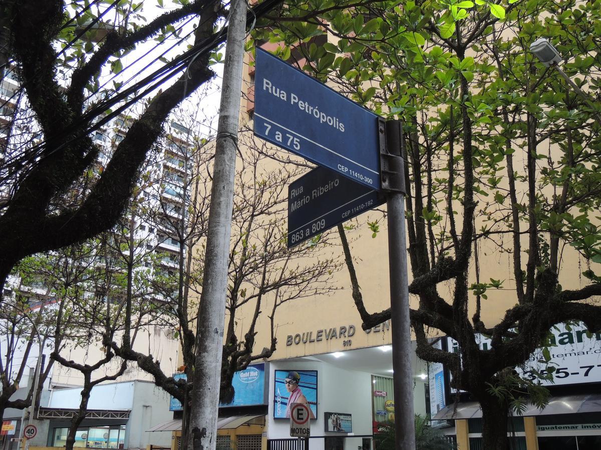 Flat Pitangueiras Boulevard Center Guarujá Buitenkant foto